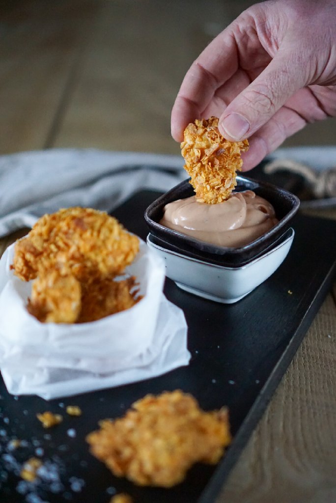 Chicken Nuggets mit Cornflakes - Willkommen in unserer leckeren Welt!