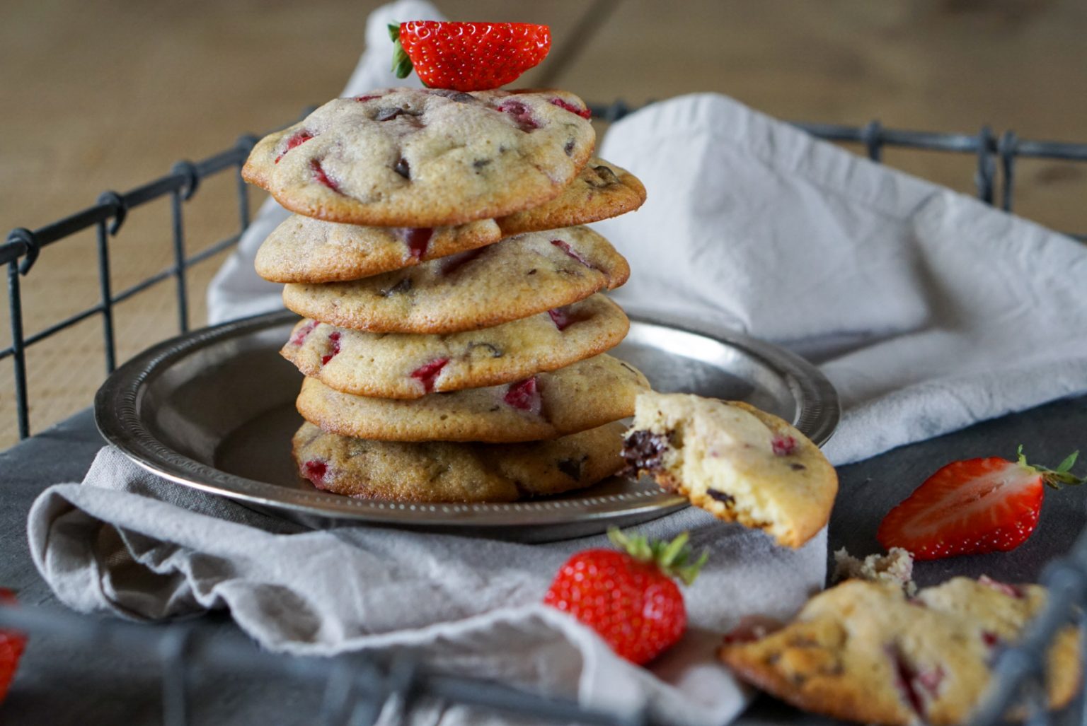 Erdbeer Schoko Cookies - Willkommen in unserer leckeren Welt!